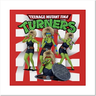 teenage mutan tina turner Posters and Art